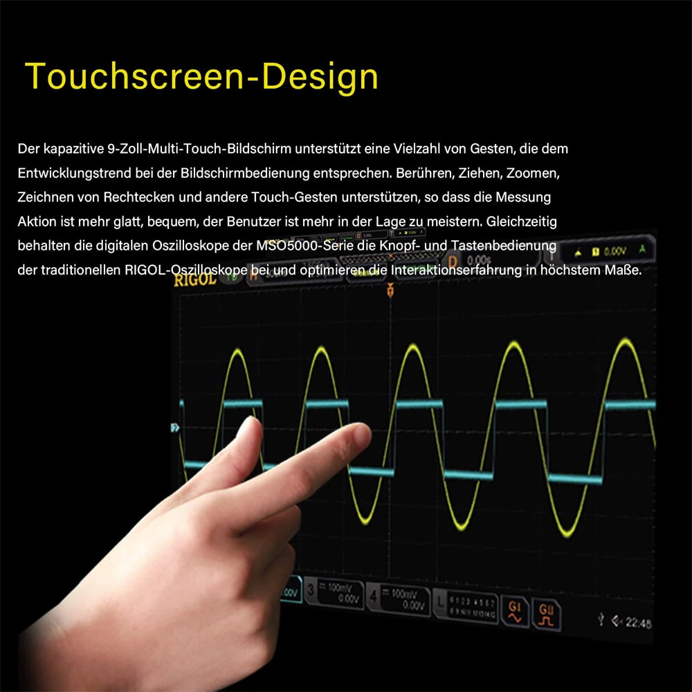 MSO5104 Mixed Signal Oscilloscope - 100 MHz, 4 Analog & 16 Digital Channels | 8 GSa/s - Image 4