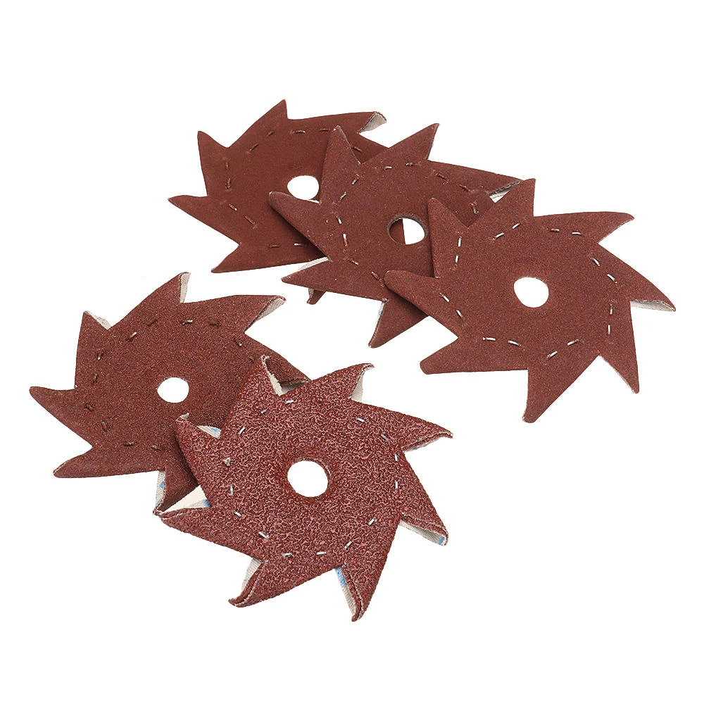 10Pcs Octagonal Sanding Tool - 80 to 320 Grit Double Layer Abrasive Sandpaper - Image 5