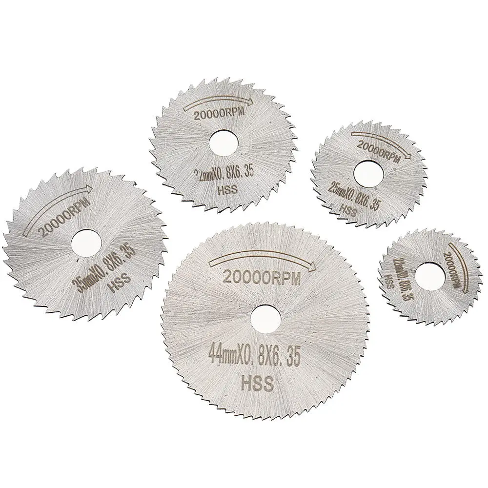 Drillpro 6pcs HSS Circular Saw Blade Set | 3.2mm & 6mm Shank for Rotary Tools - Image 5