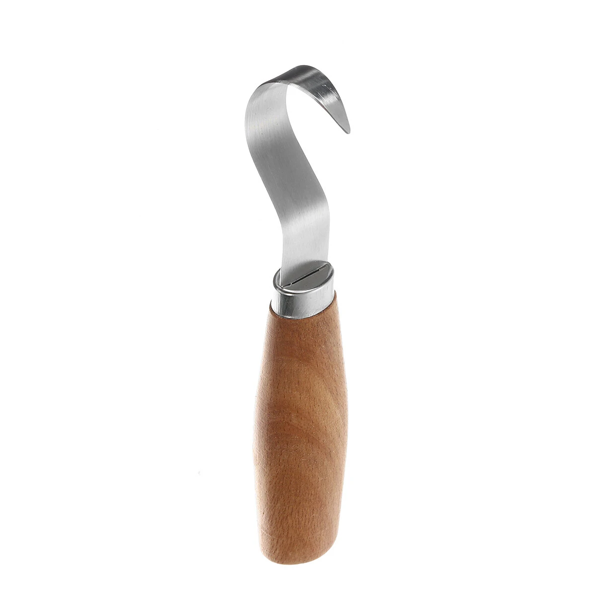 Stainless Steel Woodcarving Cutter Set - 2PCS Wood Handle Spoon Knife Tools - Image 3
