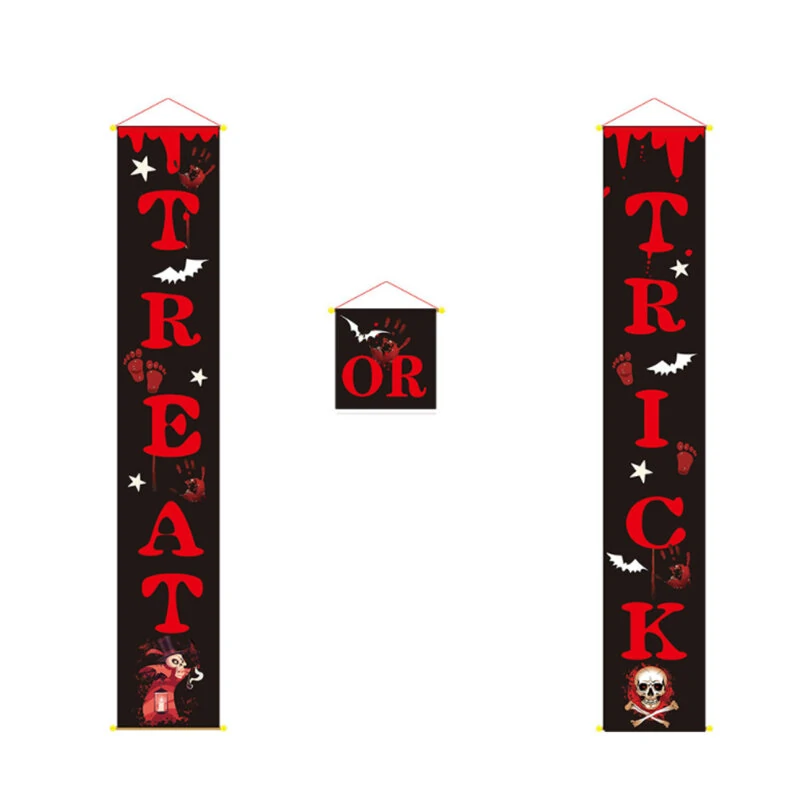 Halloween Porch Banner - Outdoor Hanging Decor for Home | Pendant Ornament - Image 2