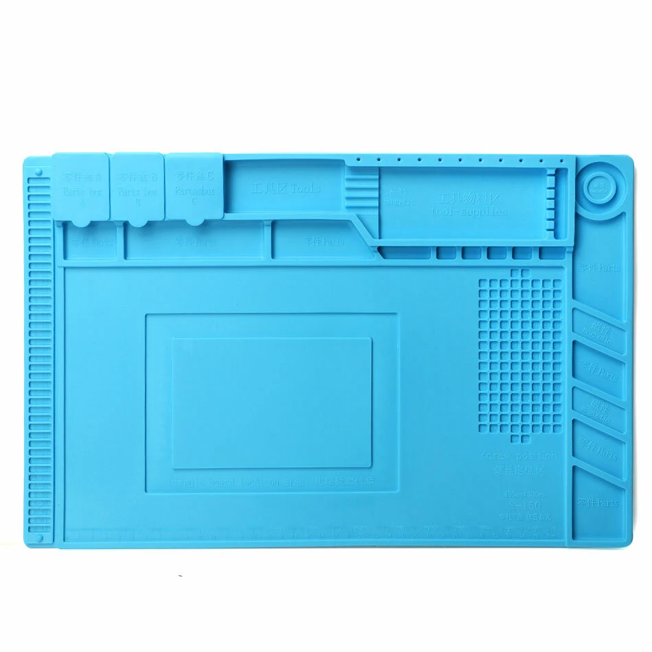 Daniu 45x30cm Magnetic Insulation Mat Desk Platform with Heat Section - Image 3