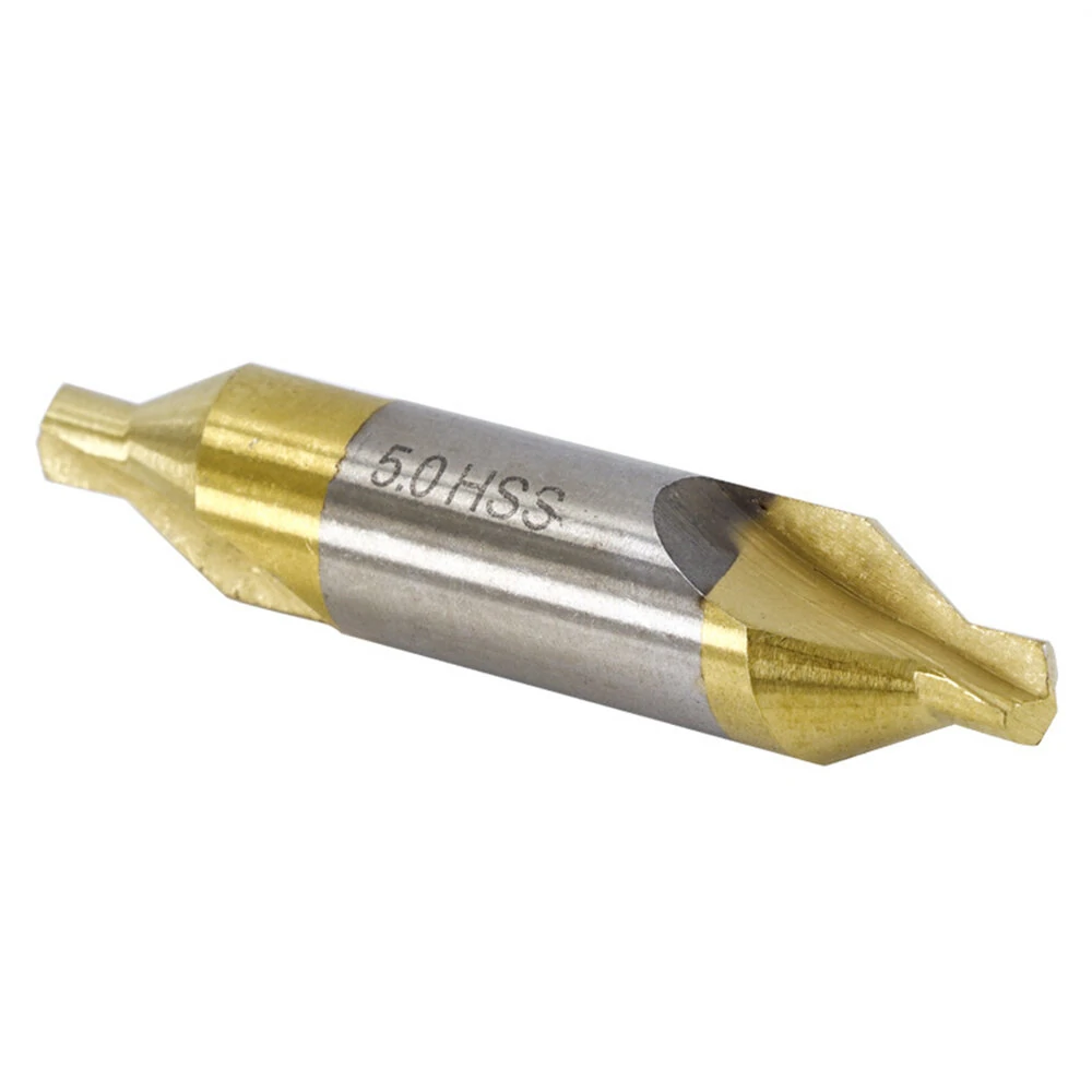 6PCS 1.0-5.0mm HSS Center Drill Bits Set | 60-Degree Countersink for Lathe - Image 4