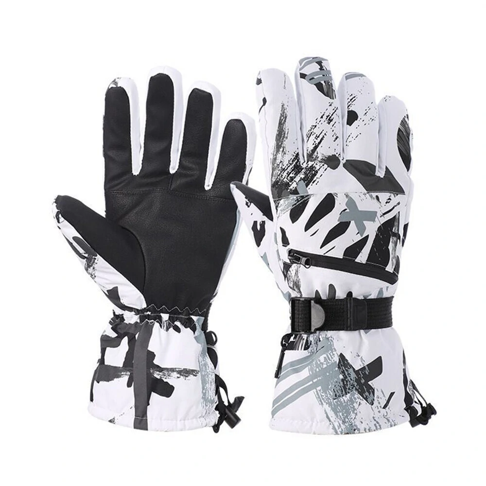 Ski Garden Working Gloves - Waterproof Breathable Faux Leather - Windproof Flexible - Image 2