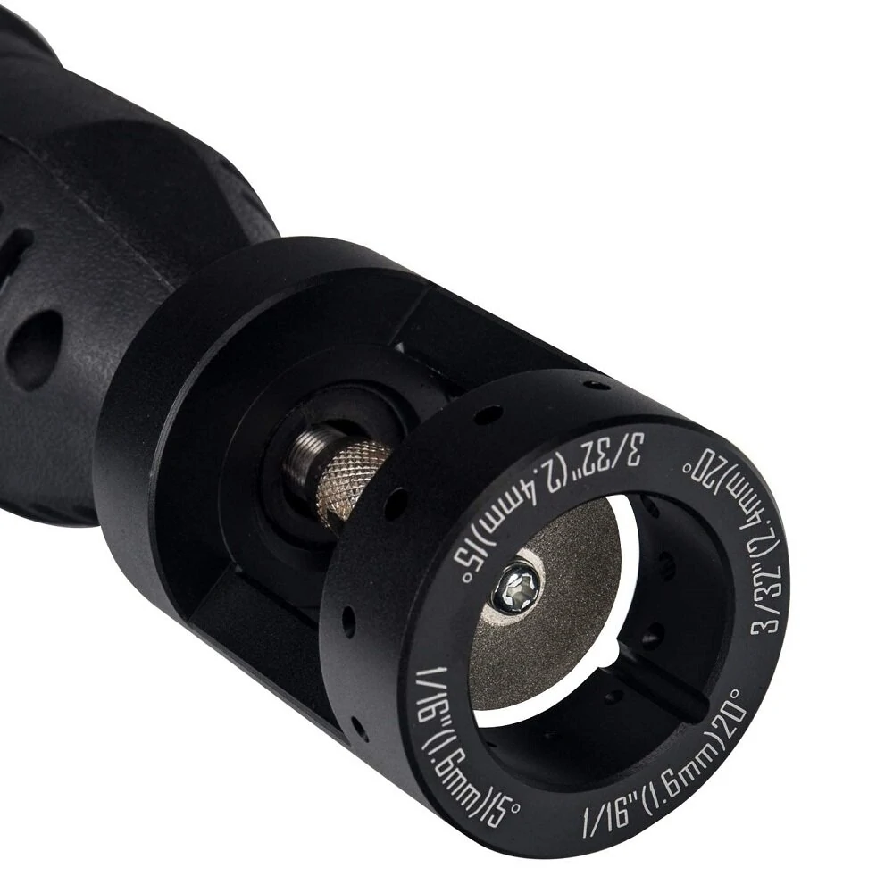 Tungsten Electrode Sharpener Grinder - Aluminum Head with Cut-Off Slot | TIG Welding - Image 5