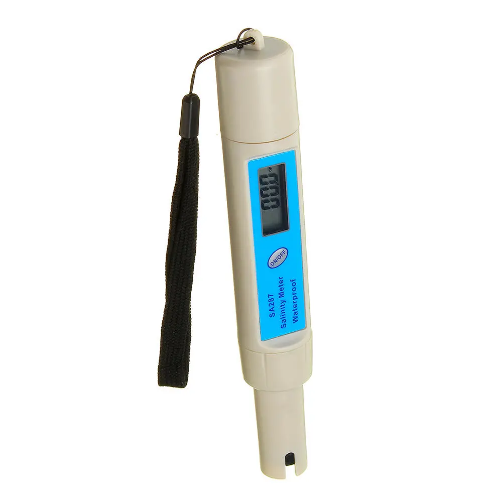 Wattson WS-SA287 Salinity Meter - 0.1ppt Resolution & Waterproof PH Pen - Image 3