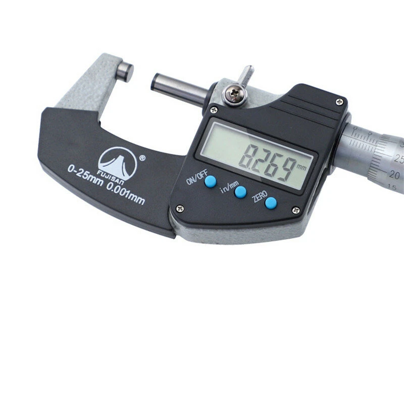 Mitutoyo 0-25mm Digital Micrometer | Electronic Display | Woodworking Tool - Image 3