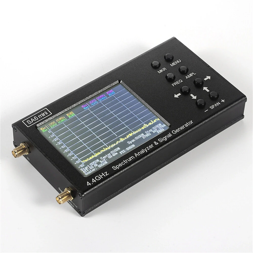 SA6 Mini Spectrum Analyzer 35-4400MHz | Portable Signal Tester | 75dB Dynamic Range - Image 4