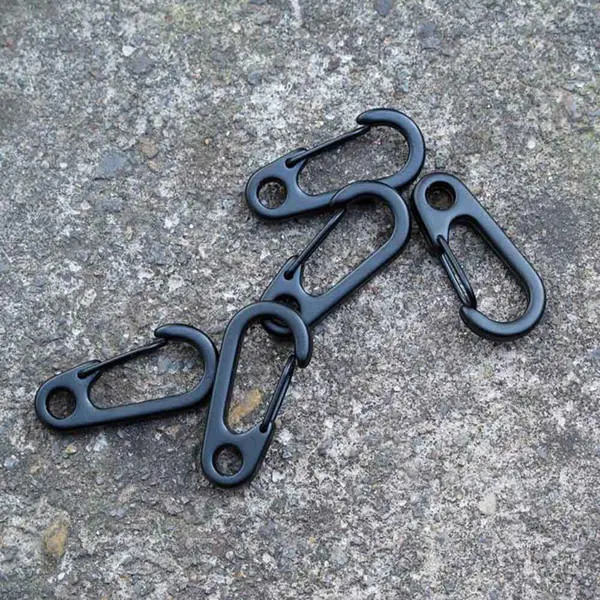 26mm Alloy Mini Carabiner Snap Hook Keychain Hanging Buckle EDC Tool - Image 2