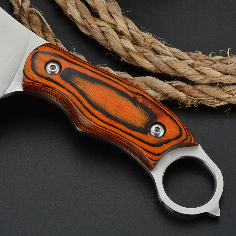 Knifee Survival Knife - 20CM High Hardness Military Tool for Hunting Camping - Image 5