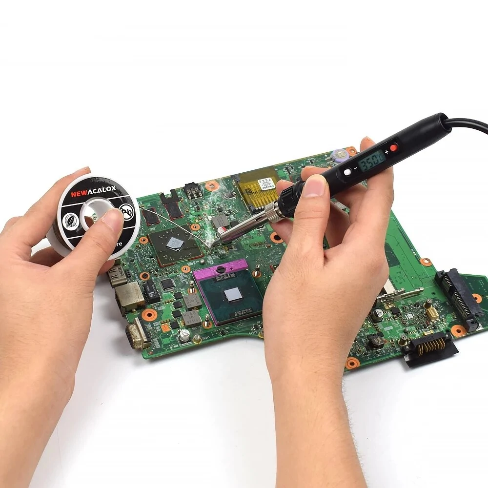 LCD Digital Soldering Iron Station 60W/80W/90W Adjustable - 110V/220V Thermostat Welding Repair Tool - Image 2