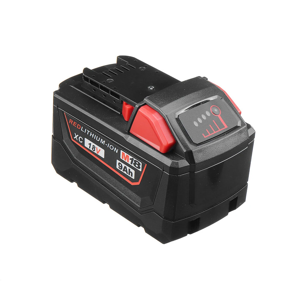 2Pcs 18V Milwaukee M18 Battery Replacement - 3.0Ah to 6.0Ah Compatible - Image 2