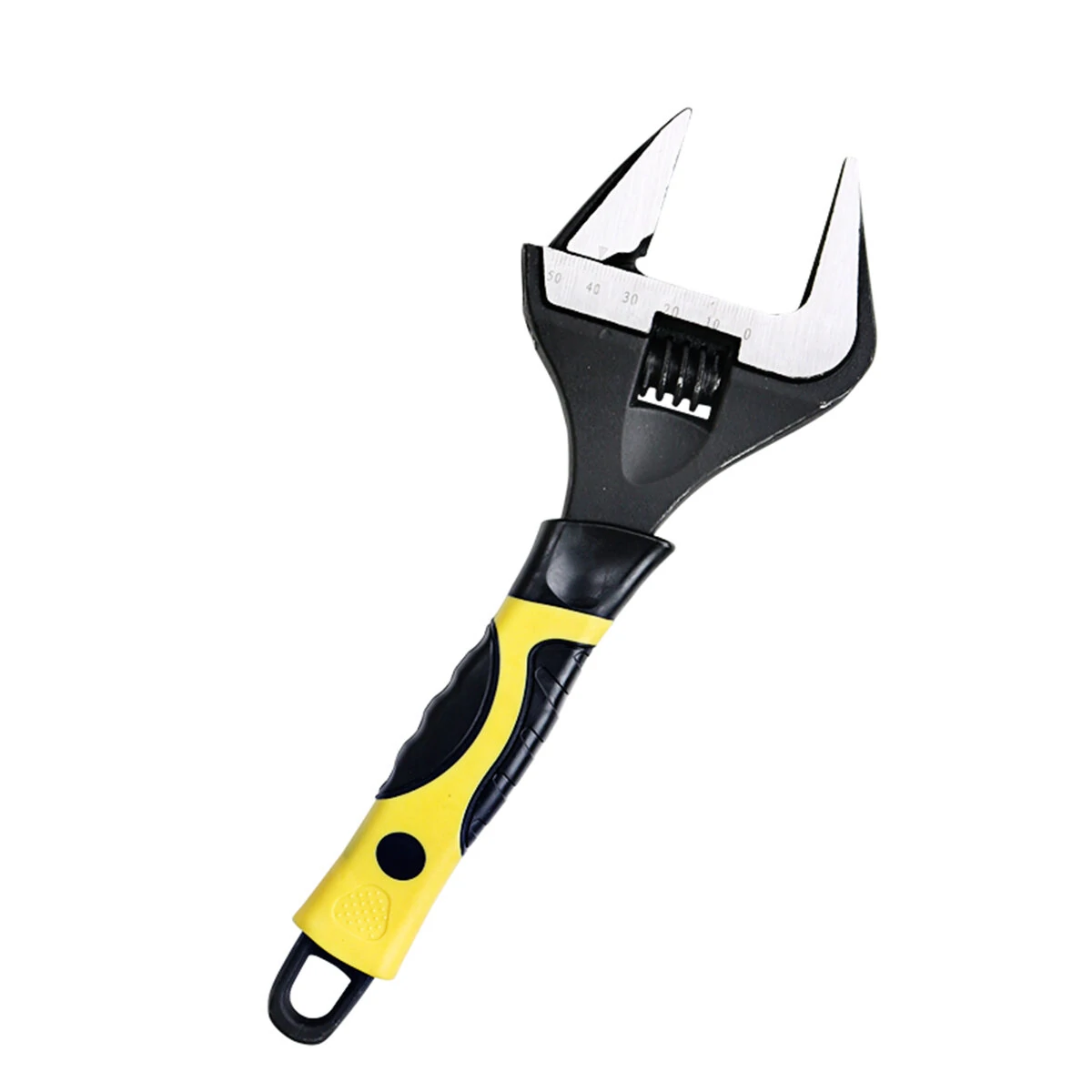 Large Extra Wide Jaw Adjustable Spanner Wrench - 2 Inch Nut & Pipe Tool - Image 4