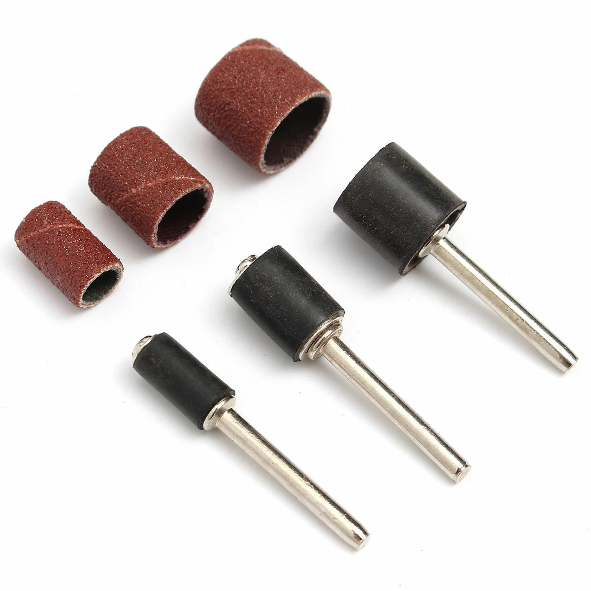 Drum Sander Kit - 338pcs 1/4 3/8 1/2 Inch Sanding Sleeves for Rotary Tool - Image 3