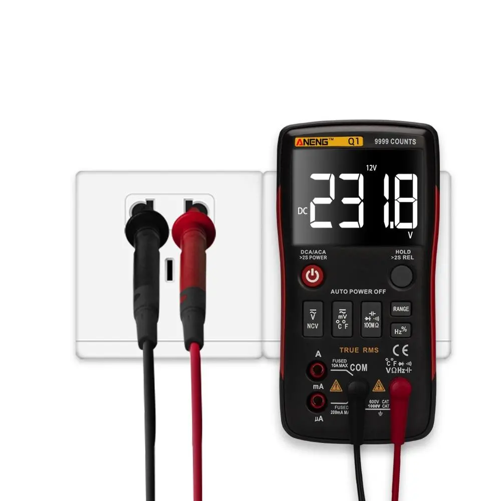 ANENG Q1 Digital Multimeter - True RMS 9999 Count | NCV & LCR Meter - Image 4