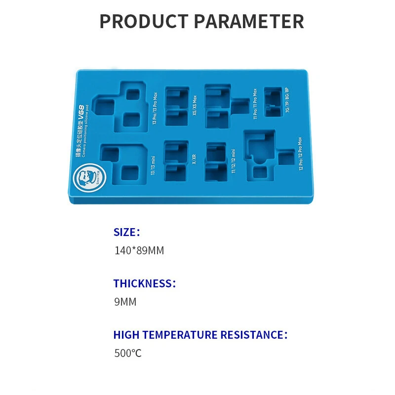 Mechanic Repair Guy Camera Positioning Pad - Apple iPhone 7 8 X 11 12 13 Series Repair Mould - Image 5