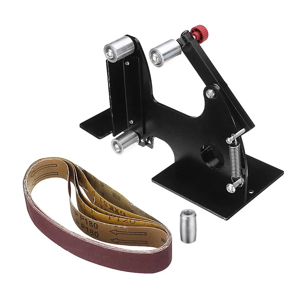 Drillpro Angle Grinder Belt Sander Attachment | Metal & Wood Sanding Adapter | 5/8 Inch Thread - Image 4