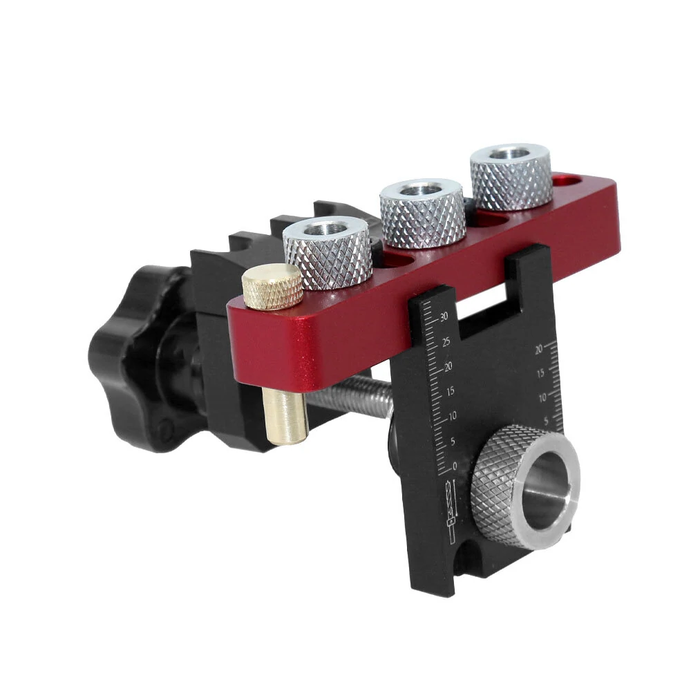 Adjustable 3-in-1 Doweling Jig Kit - Pocket Hole Jig & Drilling Guide for Furniture - Image 3