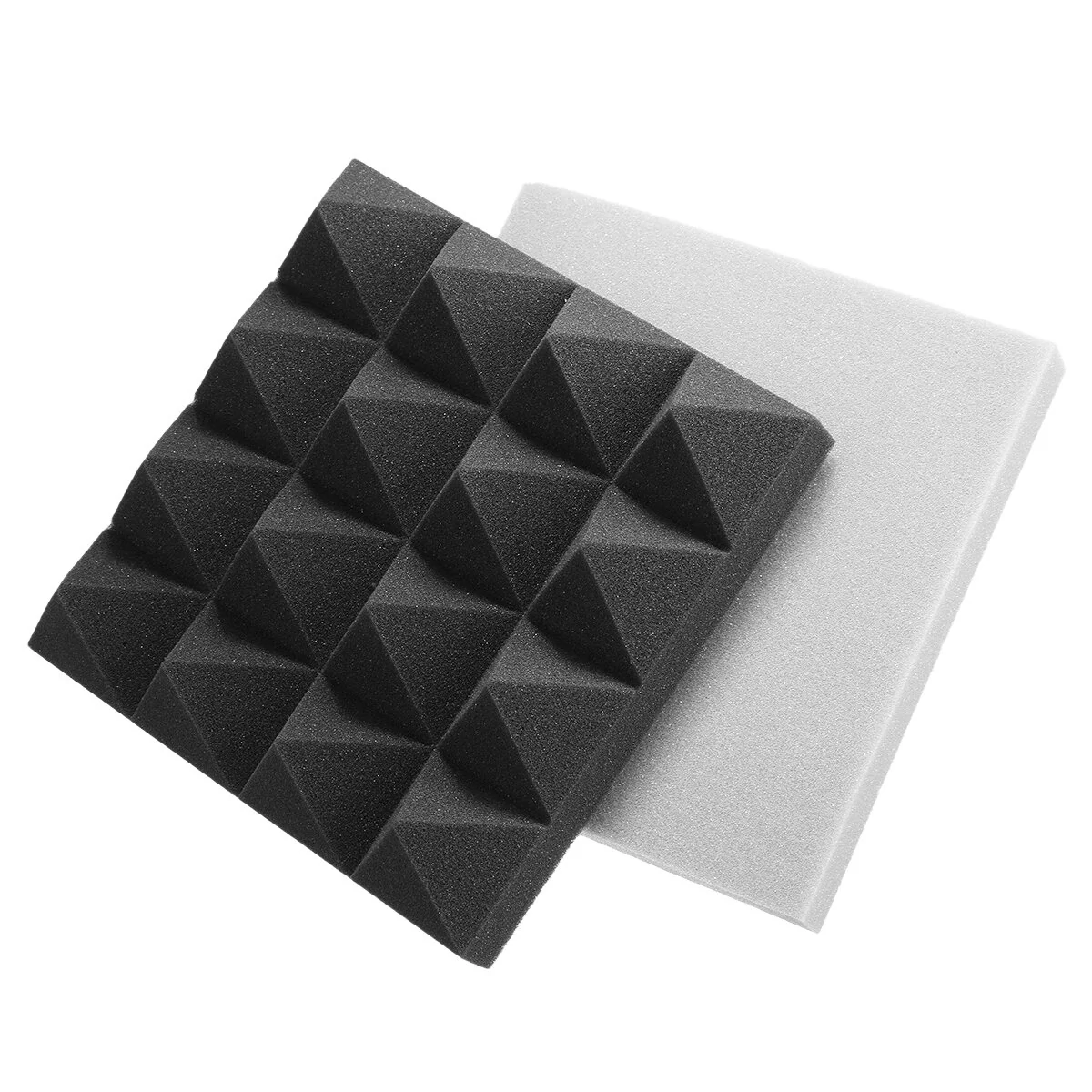 6Pcs Soundproof Foam Panels - 25x25x8cm Acoustic Studio Wall Tiles | Sound Absorbing - Image 4