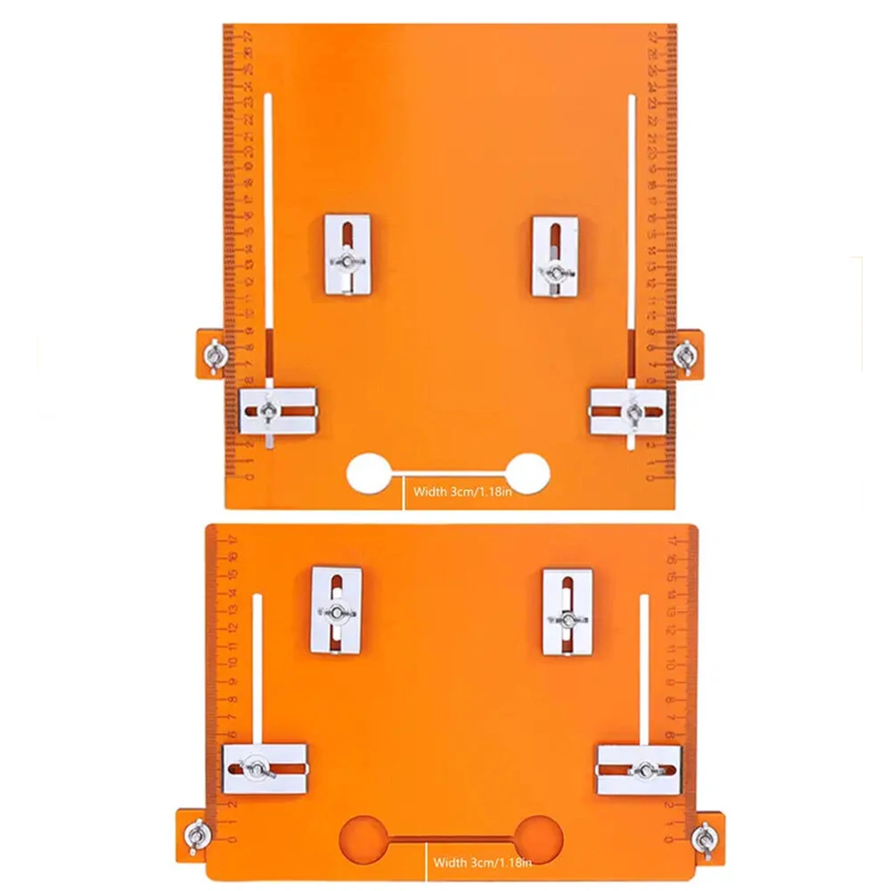 Adjustable Electric Saw Guide Rail Base Plate | For 4 Inch Circular Saws | Punch-Free Installation - Image 2