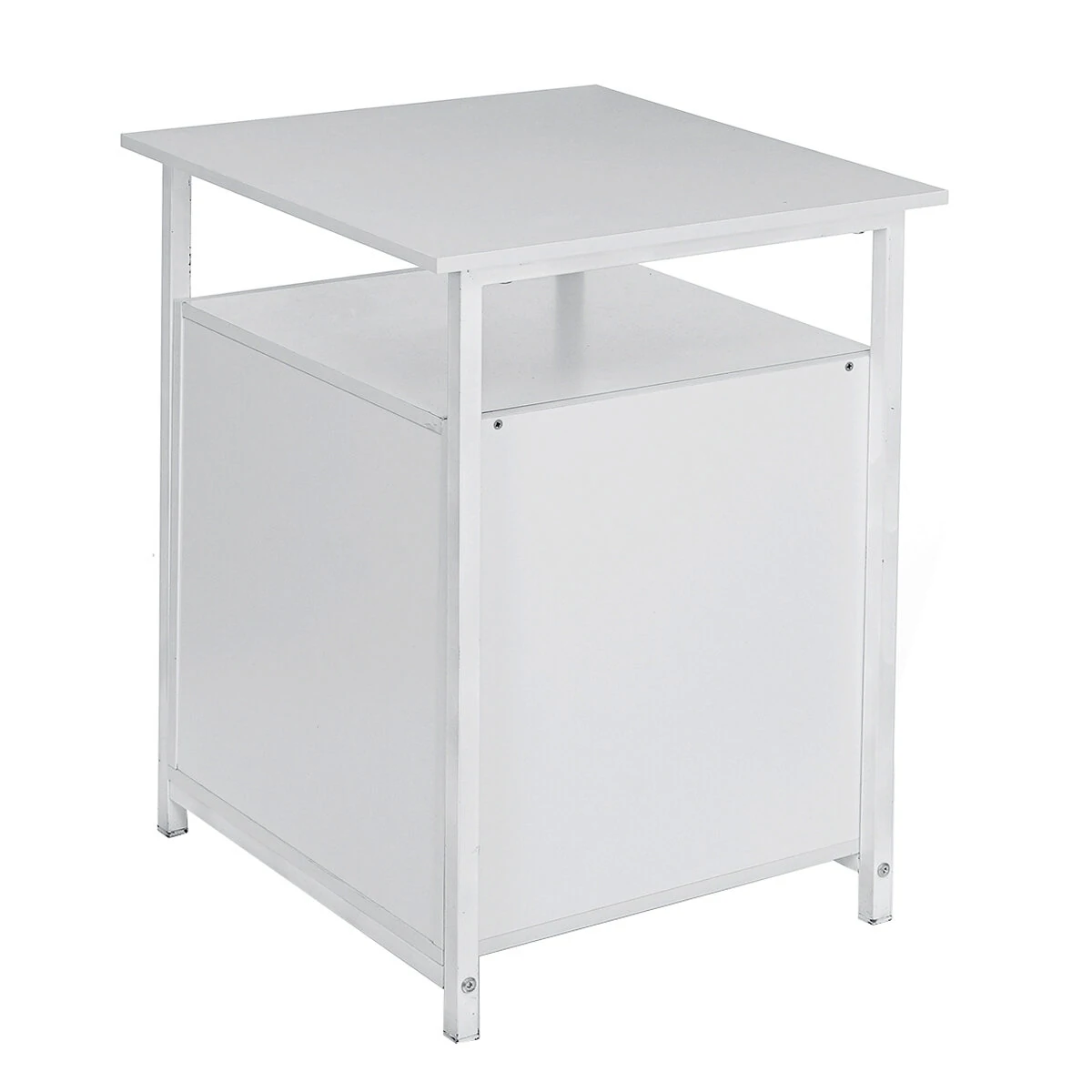 Cat Litter Box Enclosure with Side Table - Pet Furniture House for Cats & Dogs - Image 3