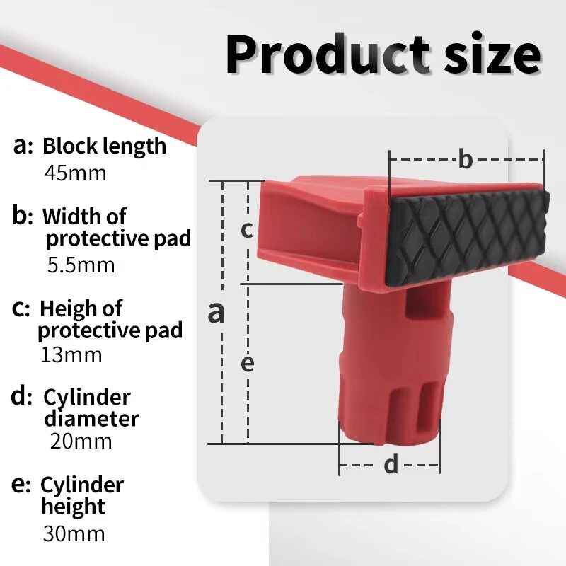 4PCS 20mm MFT Bench Dogs - Non-Slip Workbench Stops for Positioning & Stability - Image 3