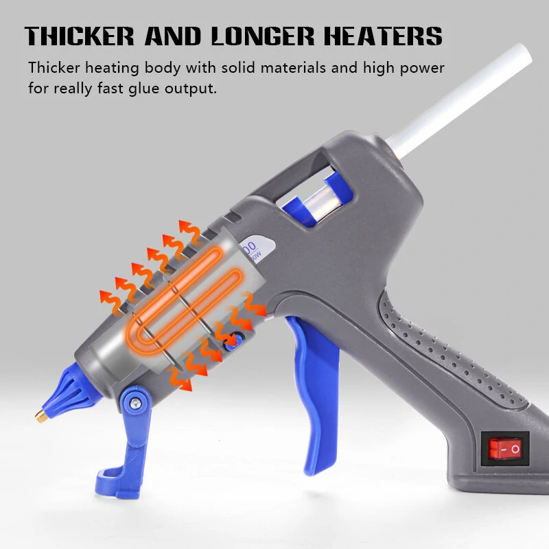 HANDSKIT Hot Melt Glue Gun Set - 100-240V for Soldering & PCB Repair - Image 4