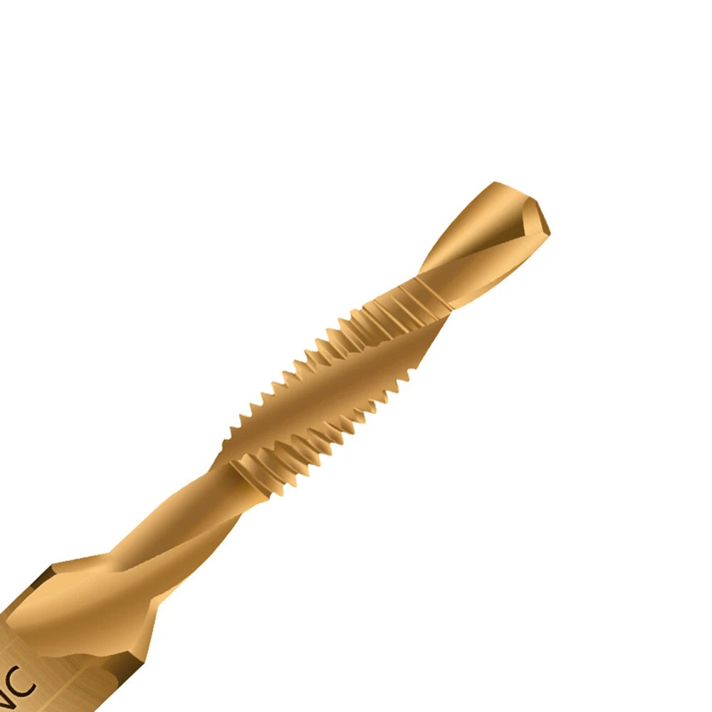 HSS Hex Shank Tap & Drill Bit Set | 6pcs Spiral Flute | 6-32NC to 1/4-20NC Imperial - Image 3