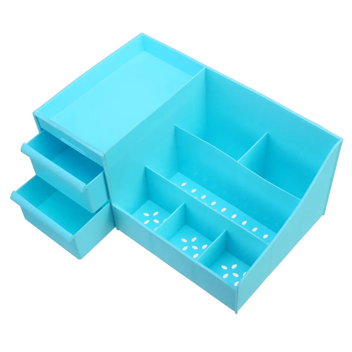 Desktop Cosmetics Storage Shelf | Plastic Drawer Organizer Box for Home - Image 2