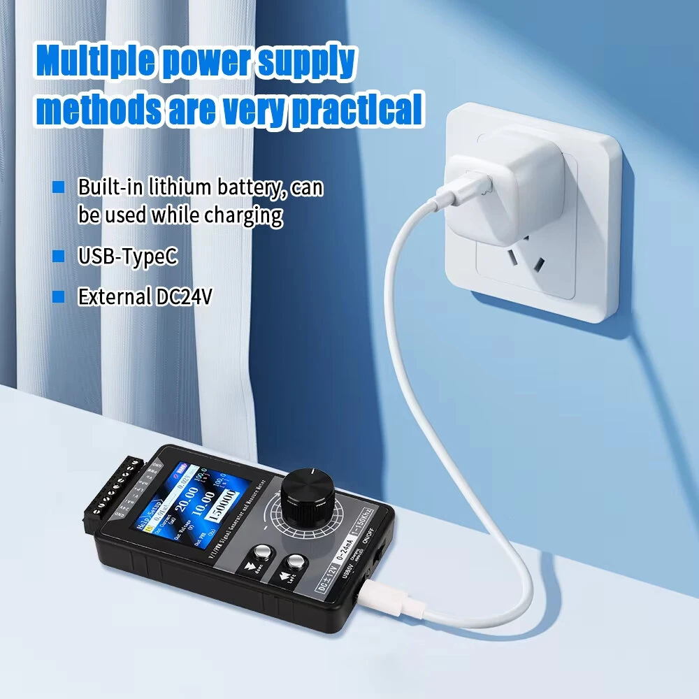 Multifunctional PWM Signal Generator | 0-20mA 4-20mA Current Source | USB Rechargeable - Image 4