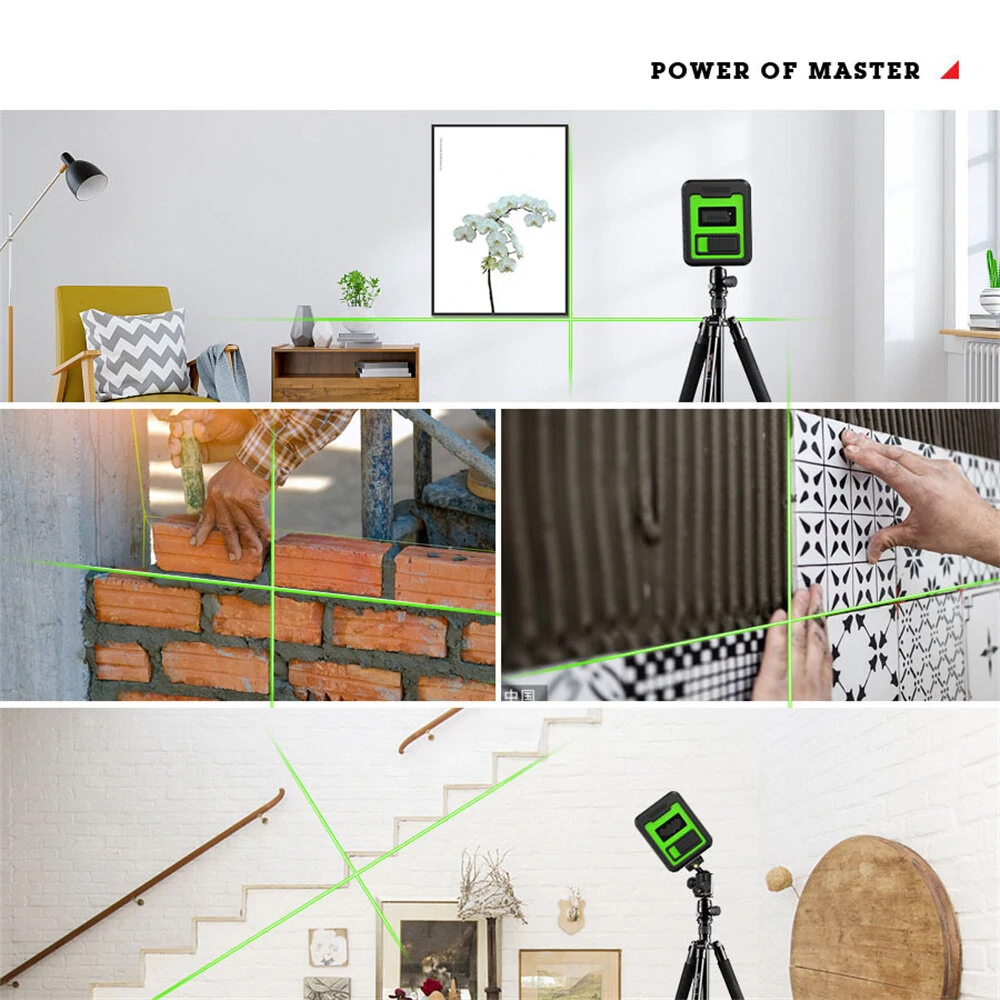 HILDA 2 Line Green Laser Level | Self-Leveling 360° Cross for Floor Installation - Image 2