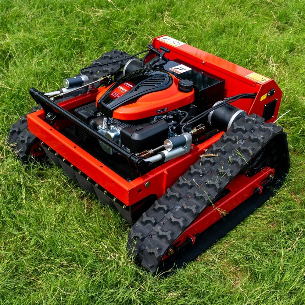 HT-550B Remote Controlled Lawn Mower | 550mm 9HP Gasoline Engine | Adjustable Height & 45° Inclination - Image 3