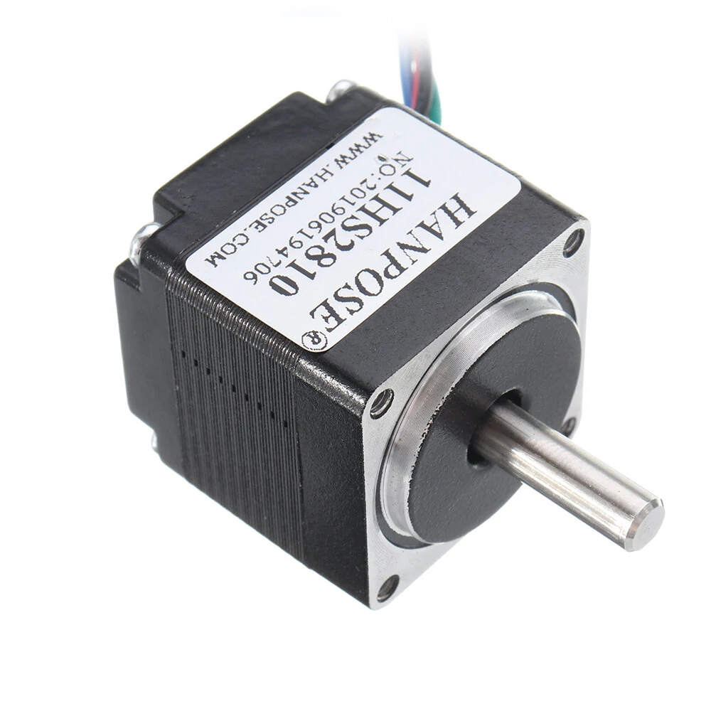 HANPOSE Nema 11 Stepper Motor 28BYGH28 | 28mm 1A 0.08N.m 4-Lead for CNC Router - Image 4