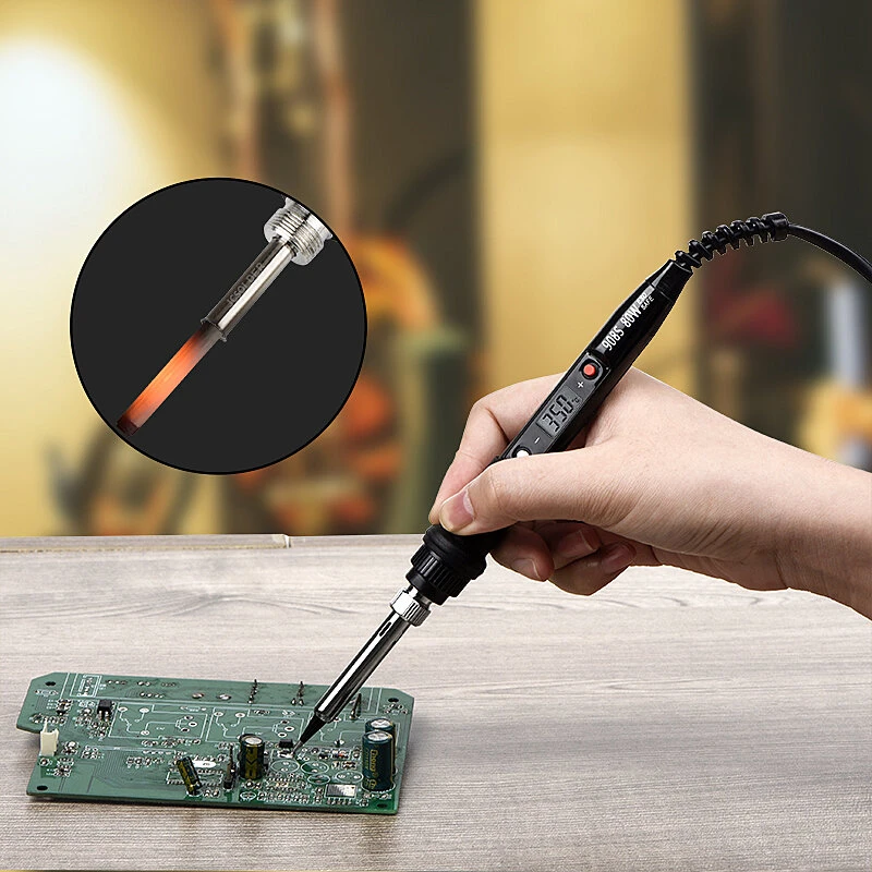 JCD 908S 80W Soldering Iron Kit - Adjustable Temperature LCD - 110V/220V - Image 3