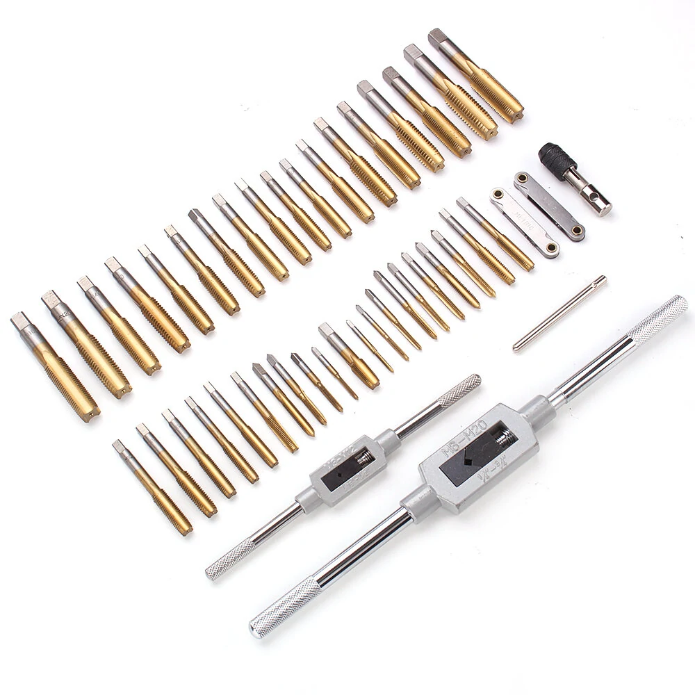Drillpro 86Pcs Titanium SAE & Metric Tap and Die Set | Hard Alloy Plating Tools - Image 4