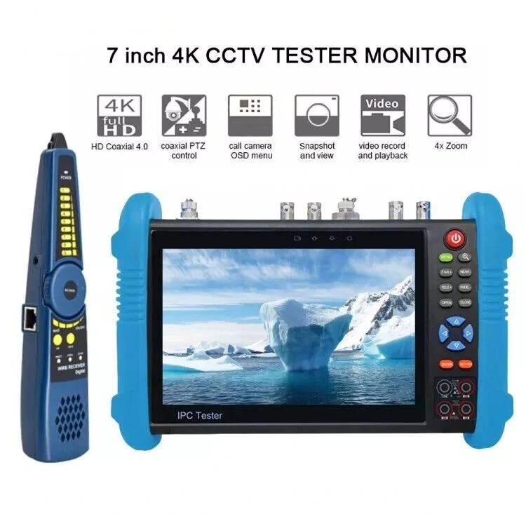 IPC-9800CADHS Plus+ 4K CCTV Tester - 7-Inch Screen | IPC & Poe Video Surveillance - Image 2
