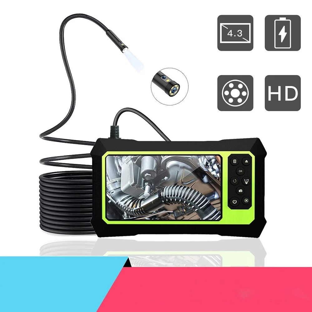 SUNSHINE B315 5M 8mm Dual Camera Borescope | 4.3 LCD 1080P | 6 LEDs Industrial Inspection - Image 3