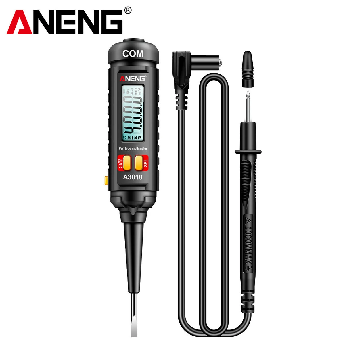 ANENG A3010 Pen Multimeter | AC/DC Voltage Tester | NCV, Capacitance, Hz Frequency - Image 3