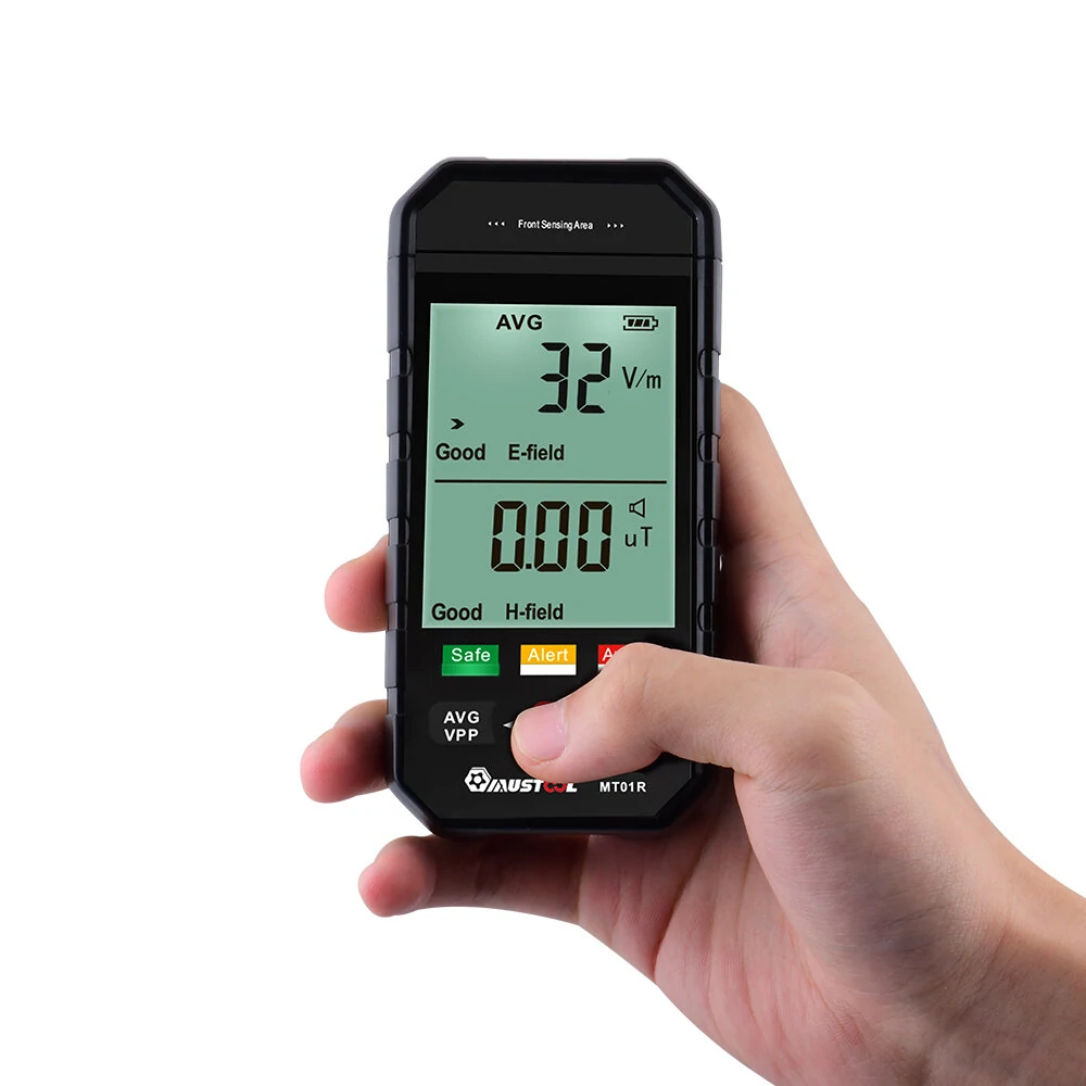 MT01R 3-inch EMF Tester | Electric & Magnetic Field Detector | Fast Radiation Assessment - Image 2