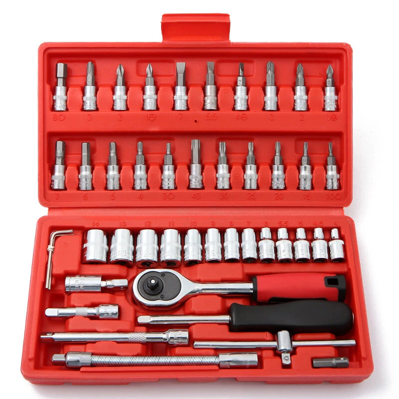 Craftsman 1/4-Inch Drive Socket & Ratchet Set | 40-Piece Auto & Home Repair Kit - Image 2