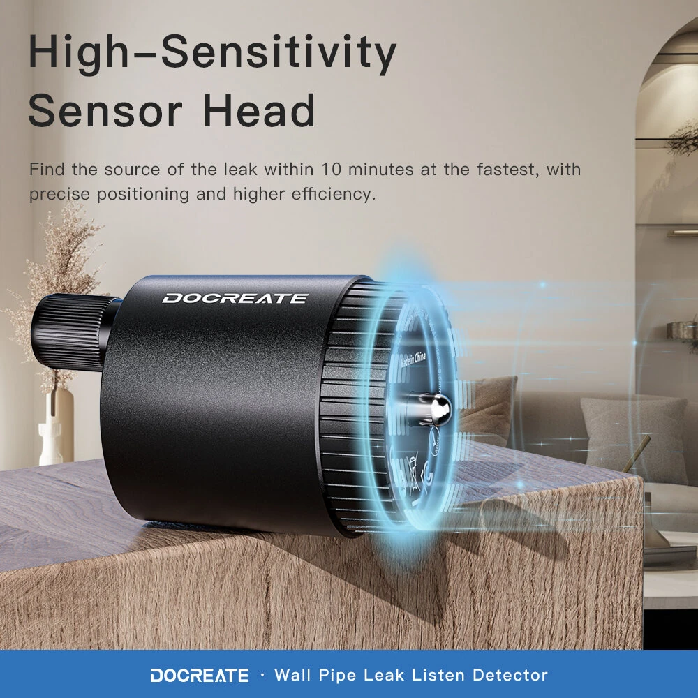 LA103 High Sensitivity Wall Pipe Leak Detector | 13000x Audio Amplification, Portable with Noise Filtering - Image 3
