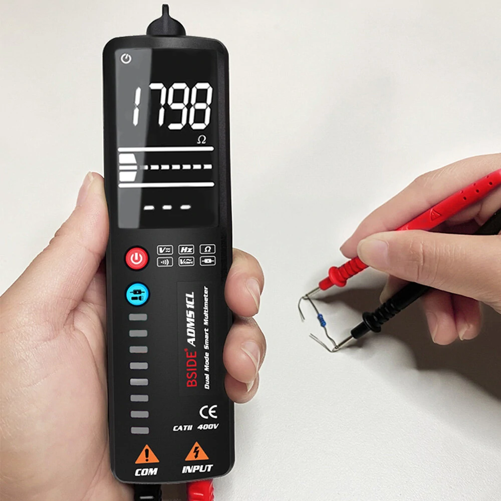 BSIDE ADMS1CL Smart Digital Multimeter | 2.4 LCD Auto Range 2000 Counts - Image 2