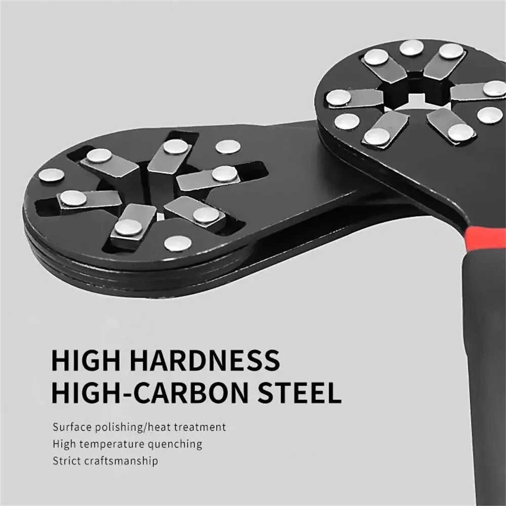 Plum 6/8 Inch Adjustable Wrench Socket - High Carbon Steel Chrome Plated | Bicycle & Furniture Maintenance - Image 4