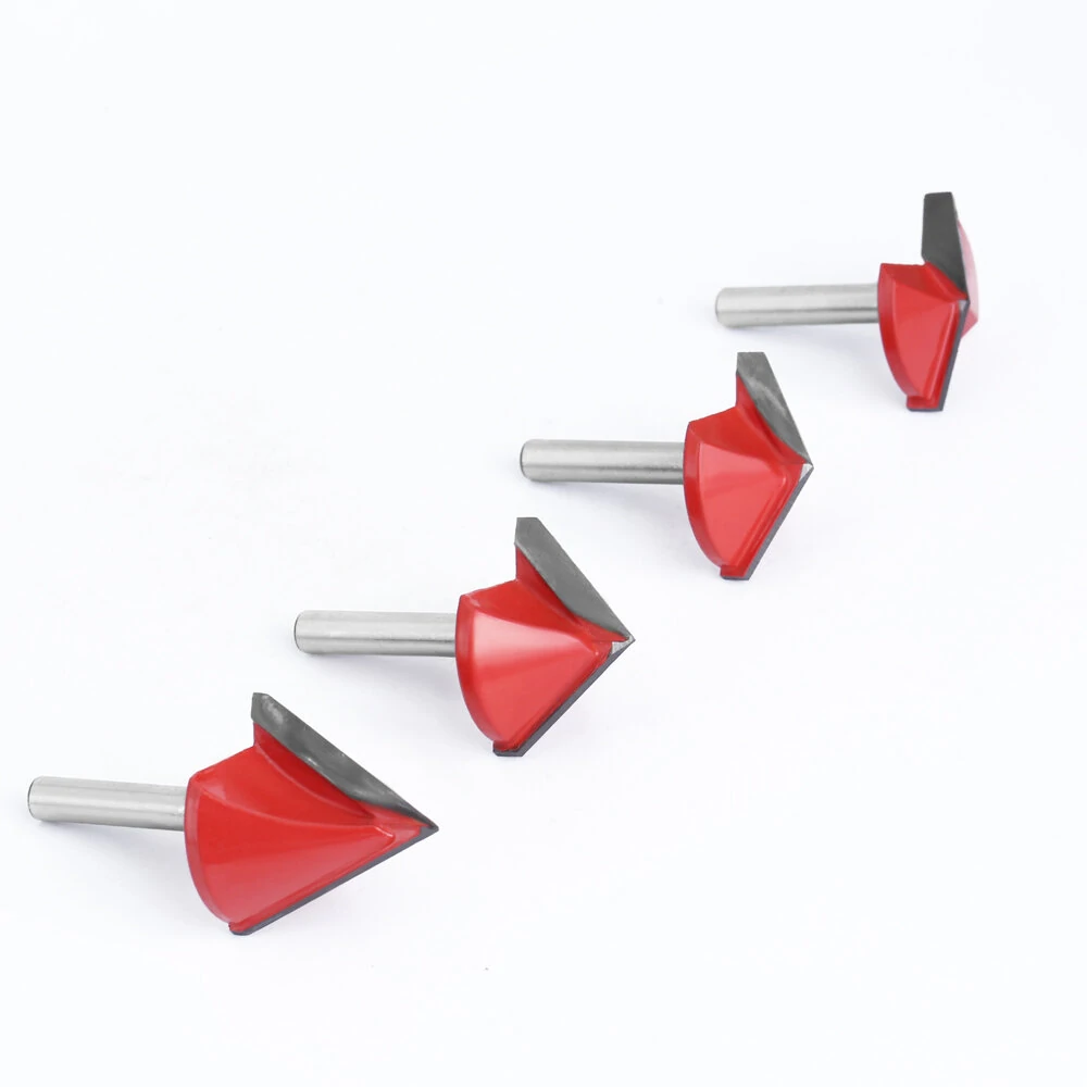 Tungsten Carbide V-Groove Router Bit | 6mm 60-150 Degree CNC Engraving & Wood Carving - Image 4