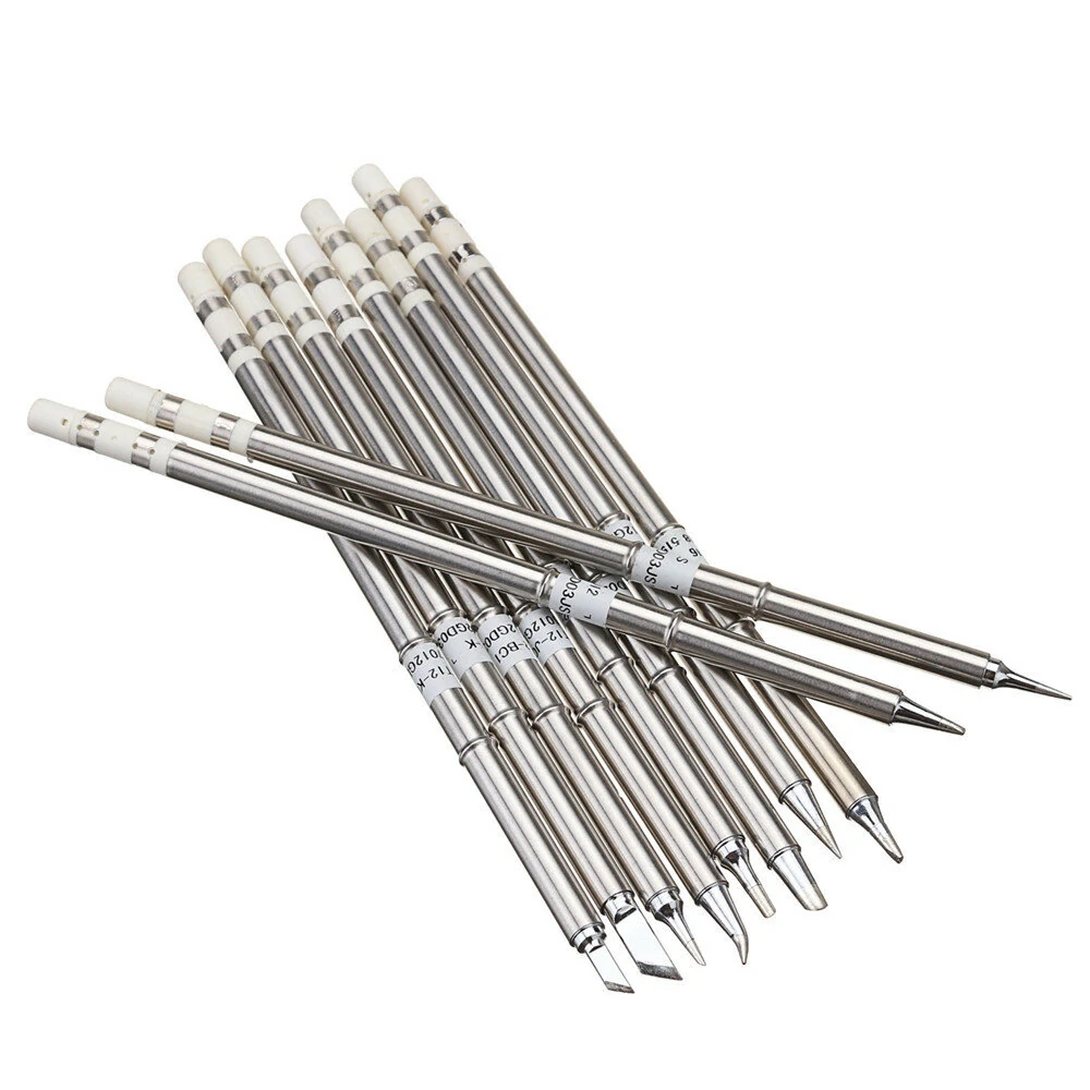 Drillpro 10pcs T12 Soldering Iron Tips Set for Hakko FX951 & FX952 - Image 5