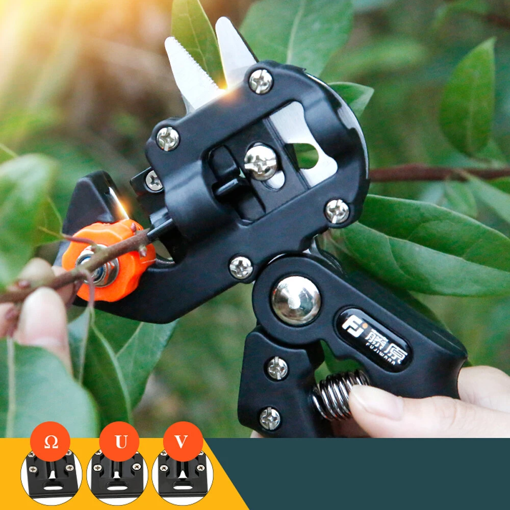 FUJIWARA Grafting Shears - 3 Style Blade Multi-Function Bud Cutter for Fruit Trees - Image 5