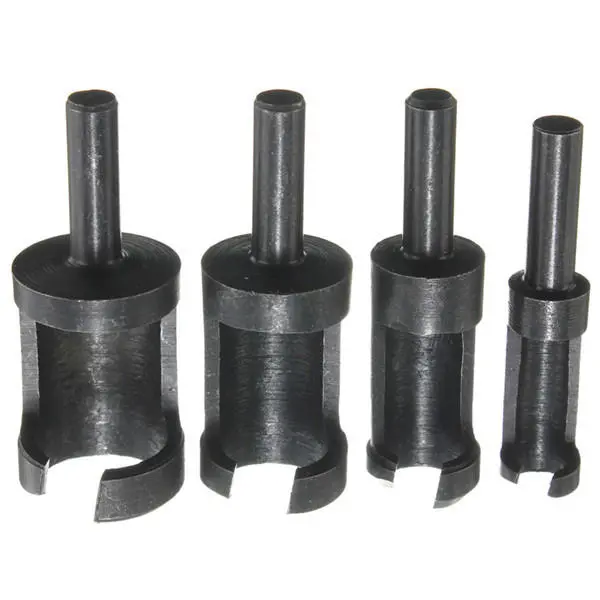 4pcs Wood Plug Hole Cutter Set - 6mm 10mm 13mm 16mm Tenon Drill Bits - Image 5