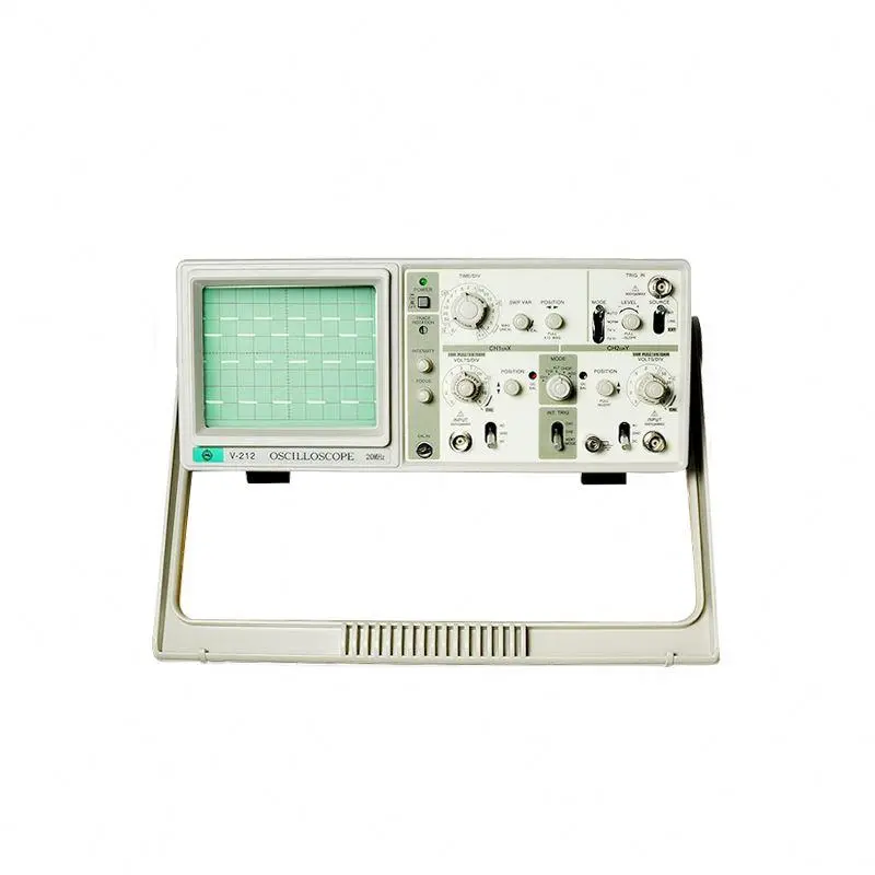 V-212A MCH Dual Channel 20MHz Oscilloscope | 110V/220V with Frequency Meter - Image 2