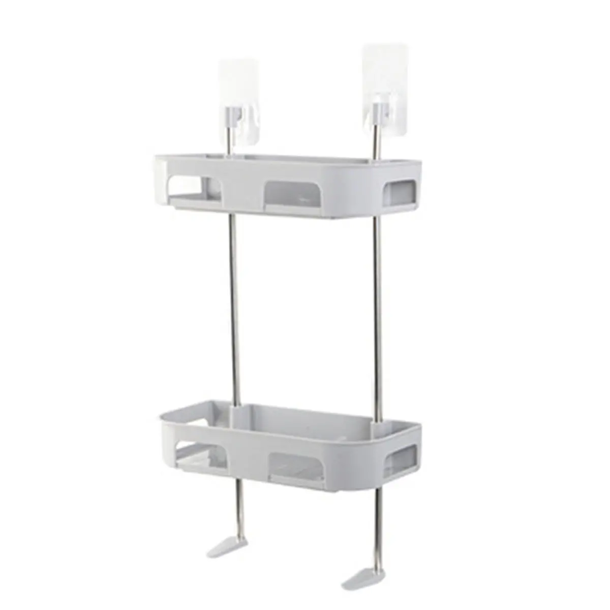 Bathroom Storage Rack | Punch-Free Wall Shelf for Toilet & Washbasin - Image 5