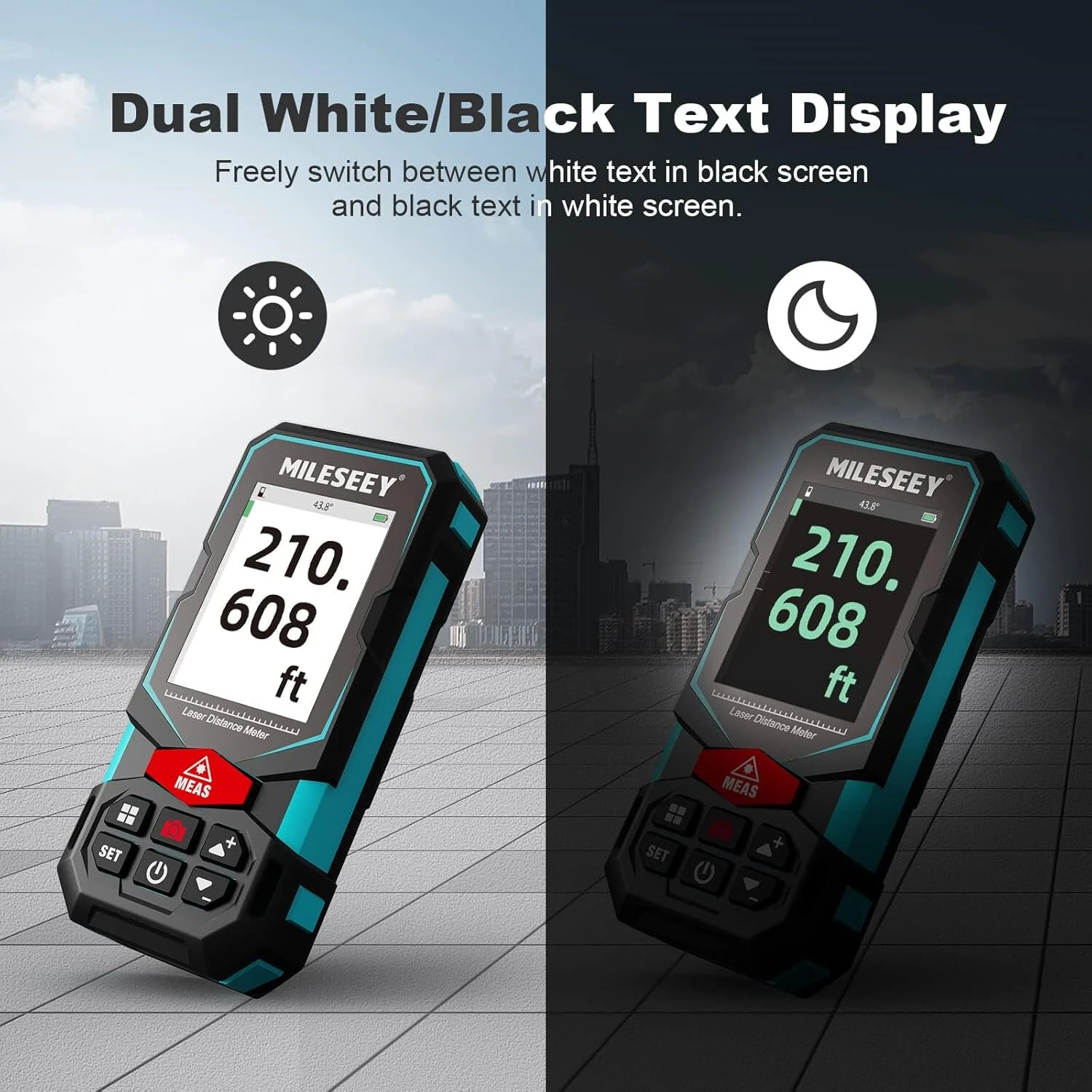 MiLESEEY S7 PRO Laser Measure - 330Ft/100m with Camera & Rechargeable Battery - Image 5